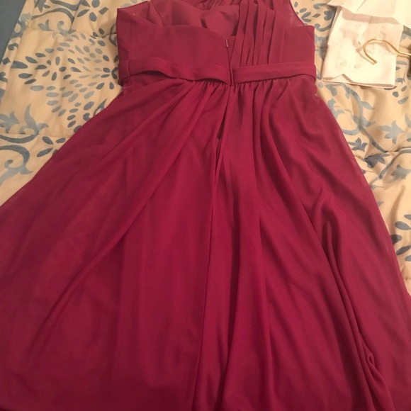 Raspberry Junior Bridesmaid Dresses